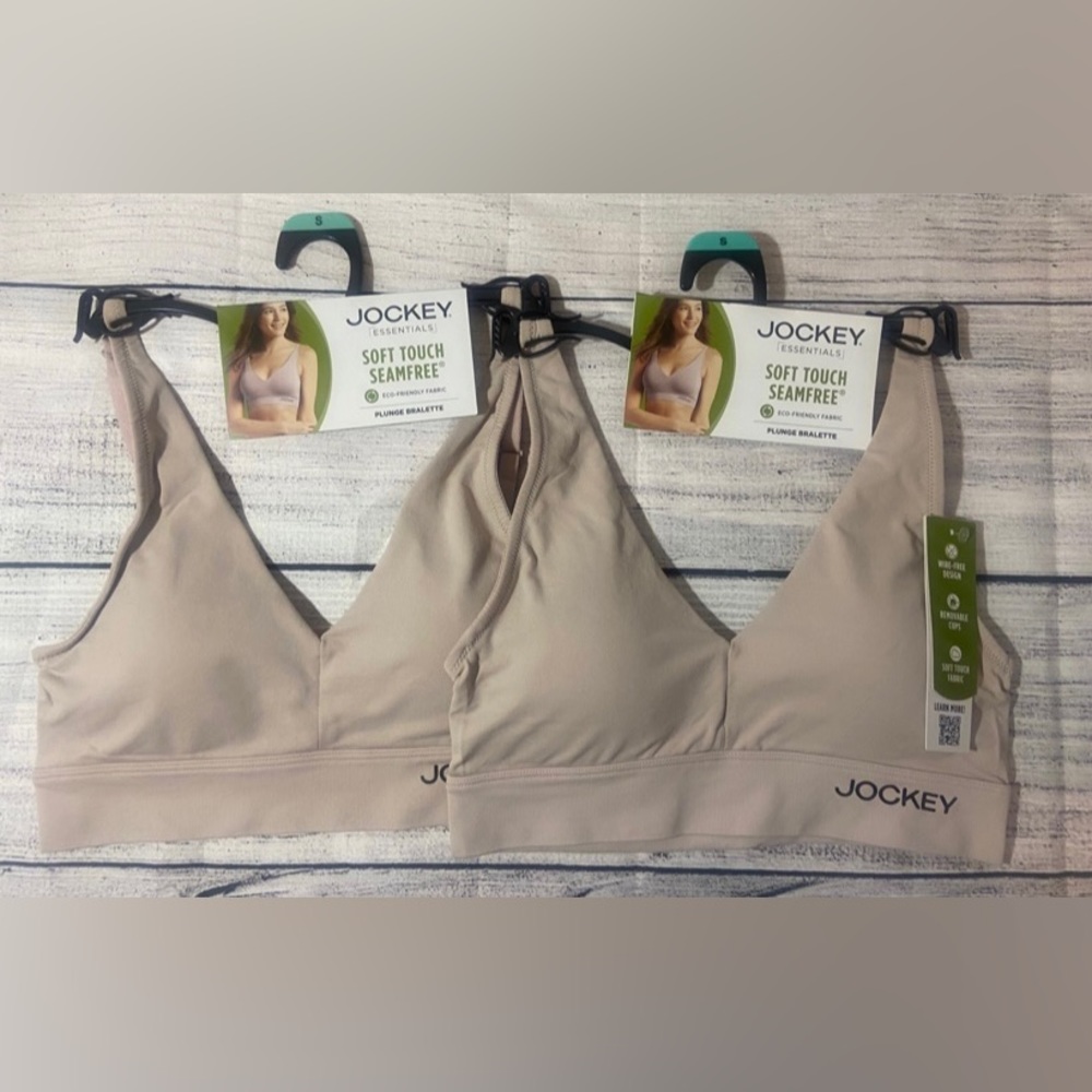 Jockey Essentials Plunge Bralette Bundle